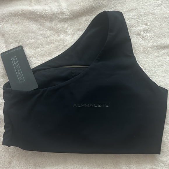 Alphalete Asymmetrical Bra - Black, Small - Picture 4 of 5